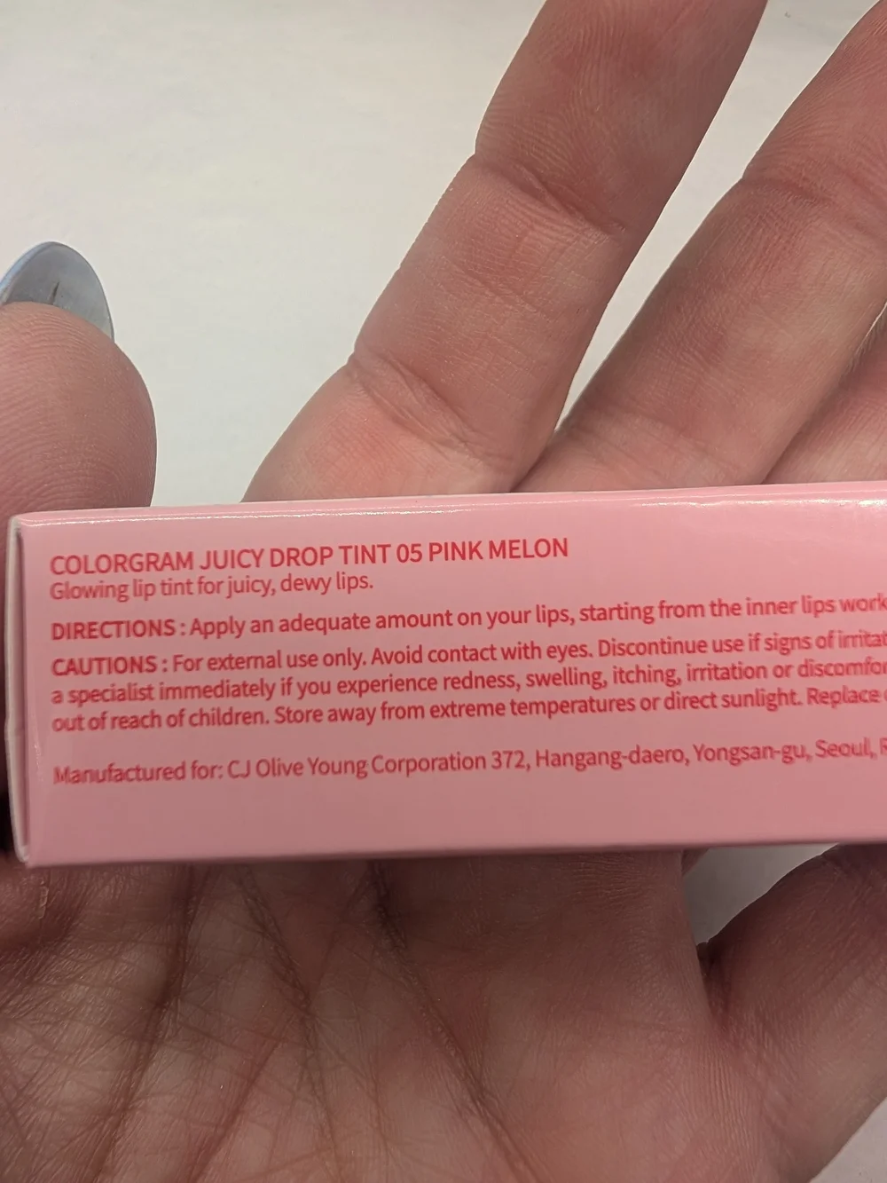 Colorg﻿ram Juicy Drop Tint - Pink Melon
